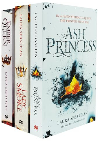 Ash Princess Trilogy Series 3 Books Collection Set By Laura Sebastian (Ash Princess, Lady Smoke, Ember Queen)