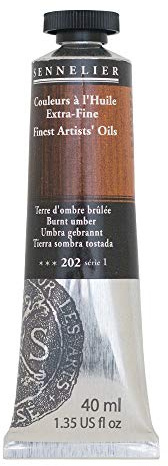 SENNELIER Artists' Extra Fine Oil, 40 ml Tube, Series 1, Burnt Umber, (10-130411-202)