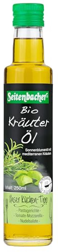 Seitenbacher Bio Kräuter Gewürz Öl I Erstpressung I kaltgepresst I nativ I Pesto I Pasta I (2x250 ml)
