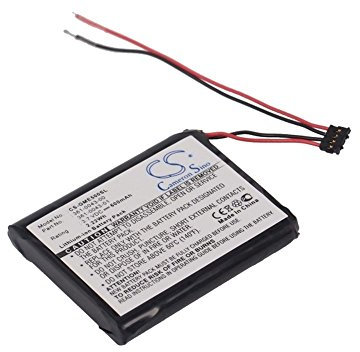 GPS, navigazione batteria agli ioni di litio 600 mAh/2.22wh 3.7 V adatto per Garmin
