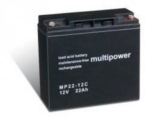 Heib Batterie de qualité – Batterie pour Panasonic LC-X1220P / Varta 519901 12V 22Ah (cyclic), 12V - Lead-Acid