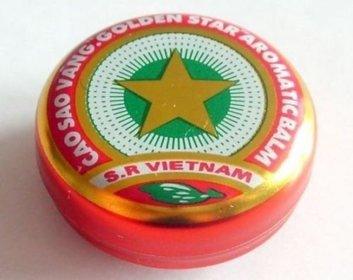 3g Golden Star Balm - Cao Sao Vang (Only From Vietnam) for Couchsurfing by CENTERPHARCO