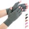 Duerer Arthritis Handschuhe - kompressionshandschuhe für Rheumatismus und Arthrose - bieten Arthritis Gelenkschmerzen Linderung der Symptome - Rheuma Fingerlose handschuhe damen(Grau, S)