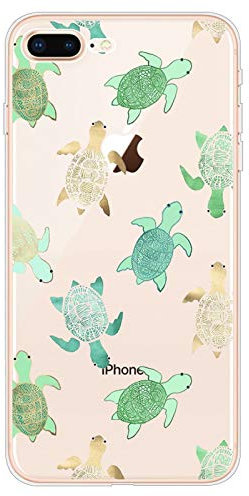 iPhone 6S Case Clear, iPhone 6S Case Silicone Slim Transparent Soft Gel TPU Protective Case for 4.7 iPhone 6/iPhone 6S Thin Shockproof Rubber Bumper Flexible Back Case Cover Cute Lovely Sea Turtle