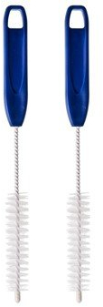 HG Verlag 2er Set blau Reinigungsbürste für Mixtopfmesser - ideal für Thermomix Bürste TM6 TM5 TM31