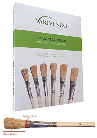 Armaflex Lot de 24 pinceaux en émail 10/0