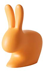 Qeeboo Rabbit XS Türstopper Orange