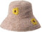 ZLYC Femme Capeline Chapeau de Paille Pliant D'été Protection UV Chapeau de Soleil(Tournesol Rose),Taille Unique