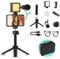 Sutefoto Smartphone Video Microphone Vlogging Vlog Kit with 28008500 K Light & Diffuser + Microphone + Tripod + Phone Clip + Extension Rod Video Recording Set for iPhone Youtube Tiktok Filming