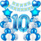 Geburtstagsdeko Jungen 1 Jahr,Luftballon 1. Geburtstag Blau,Happy Birthday Dekoration Zahl,Nummerndekoration,Luftballon 1. Geburtstag Junge Deko,Folienballon 1 (10)