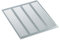 Steinberg14 Griglia di Ventilazione Rettangolare 400x400 mm - Griglie di Aerazione in Metallo Nero - Serranda di Scarico dell'aria con Zanzariera - Copri Bocchetta Interna a Parete e a Soffitto