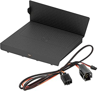 INBAY 10W Handyhalterung Auto Ablagefach Induktiv/Kabellos passend für VW Golf V Plus (1KP), Golf VI Plus (1KP), Tiguan I (5N) - Autohalterung Zubehör Innenraum - Qi