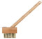 Patios Weed 30CM Brush Block Paving And Driveway Long Handle For Cleaning Remove Weeds And Moss Build Up Remover Tool With Angled Brush Wire Bristles For Outdoor Garden Path 1PC