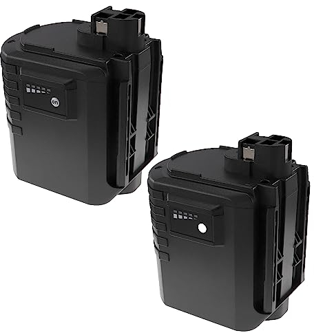 EXTENSILO 2x batteria compatibile con Bosch BTI BHE 24VRE, GBH 24VFR, GBH 24VR, GBH24VFR attrezzi da lavoro (3300 mAh, NiMH, 24 V)