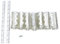 PVC-Streifenvorhang 2x200mm, BxH 1,05x2 m, inkl.7 einfach zu montierende transparent Lamellen und verzinkt Halterung, wetterfest, PVC Lamellenvorhang Bausatz für Industrie,Pferdestall, Kuhstall