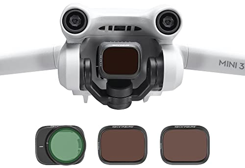 Uvafly ND-Filter für DJI Mini 3 /Mini 3 Pro, mehrfach beschichtete Filter, Kameraobjektiv-Filter-Set, kompatibel mit DJI Mini 3 Pro Drohnen-Zubehör, 3 Stück (CPL ND8 ND16)