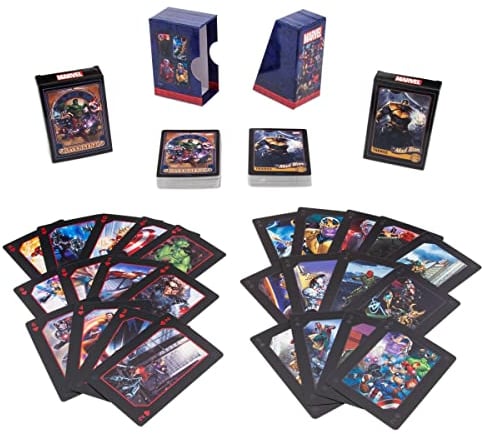 Marvel Spielkarten Helden und Bösewichte - 2er-Pack