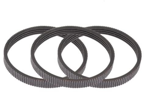 ZYWUOY Lot de 3 courroies d'entraînement de rabot électrique en caoutchouc 9,6 mm de large pour raboteuse électrique 1900B 225007-7 N1923B