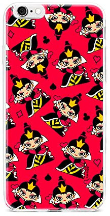 ERT GROUP Handyhülle für iPhone 6/6S Original und offiziell Lizenziertes Disney Muster Queen of Hearts 002 optimal an die Form des Handy angepasst, hülle aus TPU