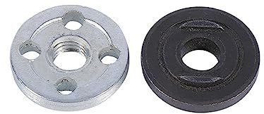 Kontermutter Für Den Inneren Außenflansch Des Winkelschleifers, 1 Paar Ersatz-Elektro-Winkelschleifer-Befestigungsteil Für Den Inneren Außenflansch Für Makita 9523 (Silber Und Schwarz)