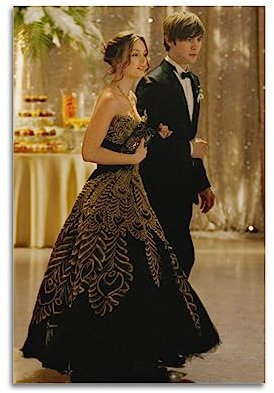 ELedvb Gossip Girl Blair Waldorf Nate ArchibaldLeinwand-Poster, dekorative Malerei, Leinwand, Wandposter und Kunstbild, Druck, modernes Familien-Schlafzimmer, Dekor-Poster, 20 x 30 cm