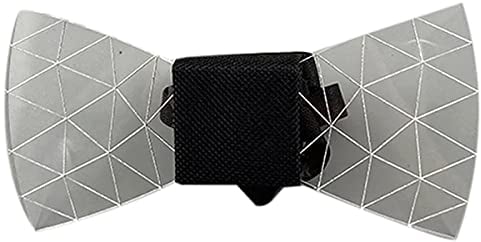 Kopinma Leuchtende Fliege, LED-Acryl-Fliege, 7 Leuchtfarben, Herren-Fliege, blinkende LED-Fliege, leuchtende Fliegen für Männer und Frauen, Halloween-Kostüm, Oktoberfest, Musikfestival, siehe