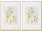 WOLTU Bilderrahmen 20x30 cm Set of 2 Fotorahmen aus Kunststoff mit Passepartout, Posterrahmen zum vertikalen oder horizontalen Aufhängen/Aufstellen, Collage Wanddeko, Gold