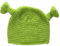 QUXING Cappello Lavorato a Mano in Lana, shreker Cappelli Con Le Orecchie per Adulti Cosplay anime Prop Berretti a Maglia Cappello Lavorato a Mano Il Cap per Uomini E Donne, verde