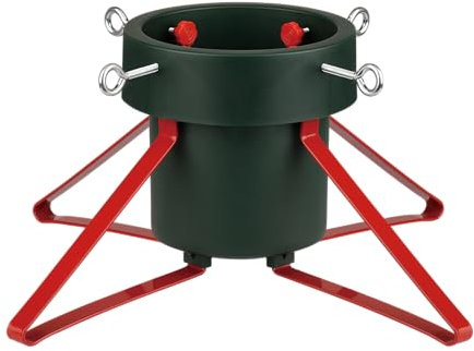 SWL Christmas Tree Stand – Heavy Duty Metal Base with 1.8L Water Reservoir | Holds Real Trees Up to 2m Tall, Trunk Diameter 5–11cm | Secure, Stable, Easy-to-Assemble Indoor Tree Holder