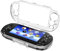TNP Custodia rigida trasparente per PS Vita 1000 - Custodia protettiva rigida trasparente per Sony PSV 1000, custodia rigida trasparente per PSVita PCH 1000, custodia protettiva a scatto con display