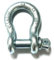 X-BULL - Schäkel - Omega Shackle - aus Stahl - Harter Schäkel mit Gummi-Schutzhülle - D Ring Schäkel - für Offroad Abschleppen, Outdoor Trip, Pkw, Lkw, Quad - 4,75T 3/4 - Silber