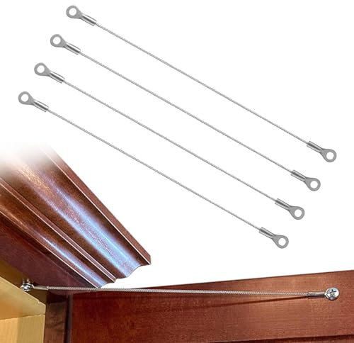 Cabinet Door Hinge Limiter - Door Opening Limiter | Cabinet Door Hinge Limiter | Adjustable Length Door Restraint Tool for Kitchen, Wardrobe, Bathroom, and Other Places