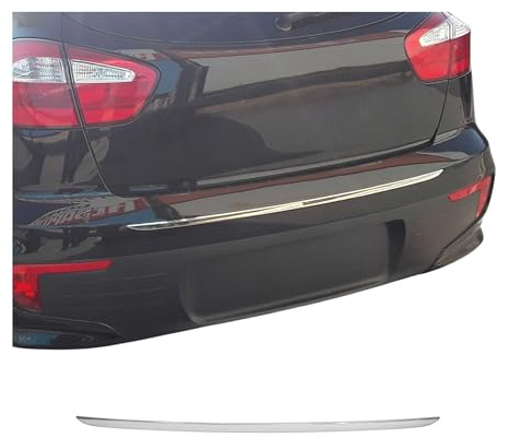 OMAC Kofferraumleiste Heckleiste kompatibel mit Kia Rio 5tür 2007-2023 Chrom Edelstahl
