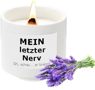 Geschenk für Frauen,Muttertagsgeschenke für Mama,7oz Lavendel Kerzen Geschenk für Frau Freundin Mama Oma zum Muttertag Geburtstag Weihnachten, Geburtstagsgeschenk für Frauen,Mein Letzter Nerv