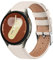 Wanme Armband für Samsung Galaxy Watch 7 40 mm 44 mm Damen Herren, 20 mm Leder, Ersatzarmbänder für Samsung Galaxy Watch FE 40 mm