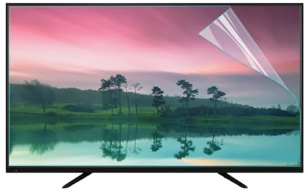 XAoSCd Tv Screen Protector Film, Frosted Anti Glare/Anti Blue Light/Dustproof Filter Film, Protect Your Eyes For Lcd Led Oled Hdtv,Matte-27 inch 597x337mm