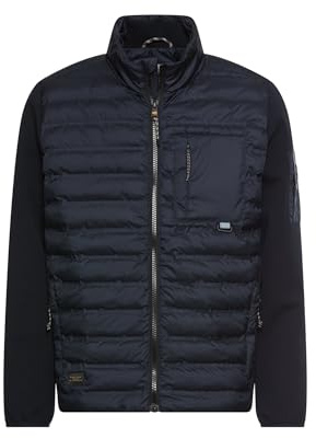 camel active Herren Blouson mit Stehkragen | Übergangsjacke mit hohem Stehkragen und mehreren Taschenlösungen außen und innen im Regular Fit