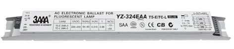BPBZUTUMDZ Reattori elettronici 3AAA YZ-224EAA YZ-324EAA T5-E 220V 2 * 24W 3 * 24W T5 for T5 Ho Tubo Luci Fluorescenti Acquario Lampada Raddrizzatore(YZ-224EAA)