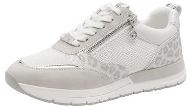 Tamaris Damen Sneaker Synthetik, metallic, 38 EU