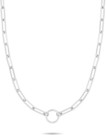 Tamaris Charms Collection aus Edelstahl - Gliederhalsketten kombinierbar Charm-Sets & individualisierbare Geschenkidee