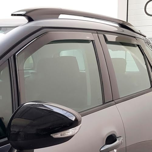 DGA Windabweisersatz kompatibel mit Skoda Kodiaq II (PS4) 2024- (4-teilig), Grau
