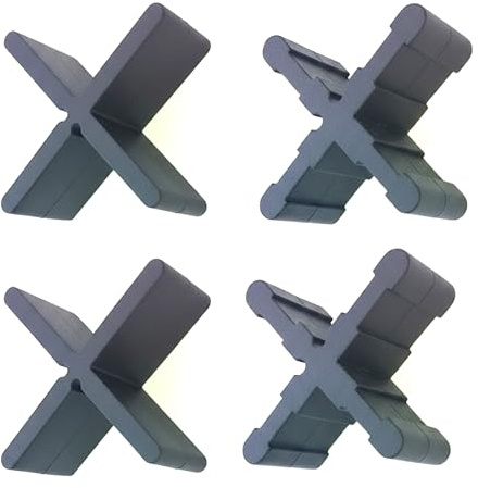 100 Stk. Fugenkreuze für Terrassenplatten 3 mm - 4 mm - 5 mm oder 6 mm Fugenbreite, Höhe 10 mm oder 20 mm, Fugenkreuz mit Boden auch als T-Stück (5mm X 20mm)