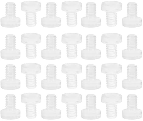 NUOBESTY 40 Pièces Entretoises de Table Transparentes en PVC, Coussinets Anti-Dérapants avec Tige, Pare-Chocs pour Protéger Verre de Table, Meubles