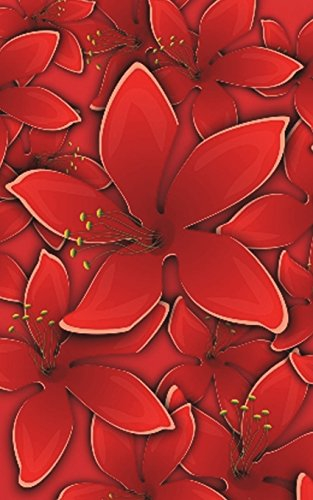 Passwort Buch Lilien: Passwort-Heft für Login-Daten, diskretes Blumen-Cover Notizbuch
