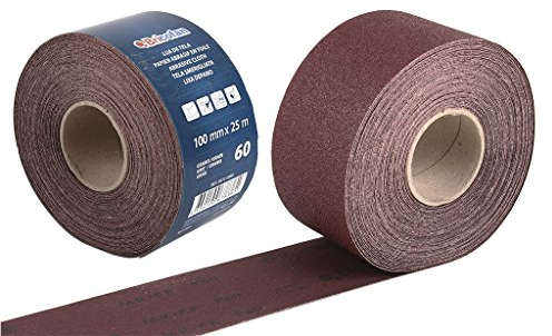 Rouleau Papier Abrasif Tissus Universel 100X25 M G.120