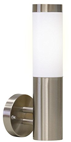 Edelstahl Aussenlampe Aussenleuchte Wandlampe Wandleuchte Fackel E27 #10WB