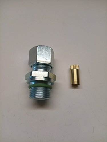 Gerade Einschraubverschraubung 3/8 x 10 mm mit O-Ring und Stützhülse