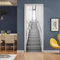 XXXCH 3D Türaufkleber Moderne Treppe 77X200CM Türtapete selbstklebend TürPoster - Fototapete Türfolie Poster Tapete Meer Aufkleber DIY Selbstklebende Wandbild PVC Wasserdichte Tapete