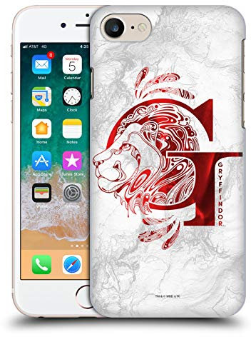 Head Case Designs Officially Licensed Harry Potter Gryffindor Aguamenti Deathly Hallows IX Hard Back Case Compatible With Apple iPhone 7/8 / SE 2020 & 2022