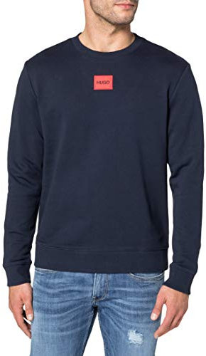 HUGO Herren, Pullover, Dark Blue405, XXL